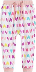 img 4 attached to Charlene Max Toddler Little Sweatpant Girls' Clothing and Pants & Capris