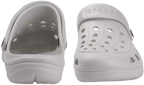 img 3 attached to Outdoor Lightweight Convenient Slippers U821ELDDX4 Beige 44 Men's Shoes