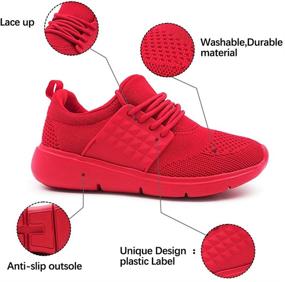 img 3 attached to LUCKY STEP Children's Lightweight Breathable Boys' Sneakers: Comfortable & Stylish Footwear