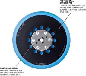 img 3 attached to 🪚 BOSCH RSM6046 6 Inch Hard Hook-and-Loop Multi-Hole Sanding Pad for Enhanced SEO