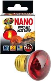 img 1 attached to Enhanced Zoo Med Labs 25W Nano Infrared Heat Lamp - Powerful and Efficient Heating Solution