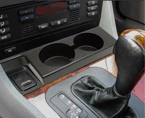 img 3 attached to 🚗 Держатель для кружек Joytutus E39 для автомобиля, передний двойной держатель для кружек, совместимый с 1997-2003 BMW 525i 530i 540i 528i M5.