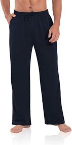 img 4 attached to 👖 Agnes Urban Men's Joggers: Stylish Open Bottom Sweatpants for Casual Comfort and Athletic Performance