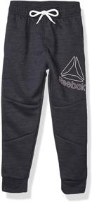 img 3 attached to 👕Reebok активные брюки для малышей Heather Одежда для мальчиков: Идеальная одежда для энергичных мальчиков