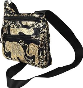 img 2 attached to 👜 Stylish Elephant Crossbody Handbags & Wallets with Multiple Pockets: Ideal Women's Shoulder Bags and Wallets