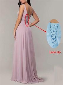 img 3 attached to 👗 Lilibridal V-Neck Chiffon Bridesmaid Dresses - Women's Clothing for Enhanced SEO