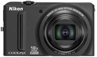 📸 nikon coolpix s9100 12.1 megapixel cmos digital camera – 18x nikkor ed wide-angle optical zoom lens – full hd 1080p video – black (old model) logo