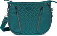 lug swivel cross brushed concord women's handbags & wallets logo