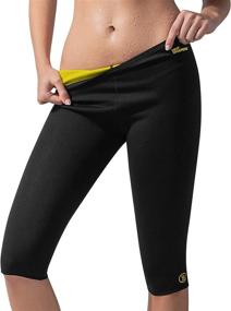 img 3 attached to Slimming Capri Pants for Women: HOT SHAPERS Yoga and Compression Leggings