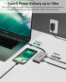 img 1 attached to 💻 INTPW USB C to VGA/HDMI 4K Multiport Adapter for MacBook Pro/Air, Dell XPS, Nintendo Switch