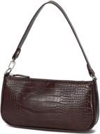 👜 мини-сумки с крокодиловым узором: стильные небольшие плечевые сумки для женщин логотип
