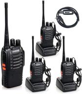 📻 baofeng bf-888s two way radio - pack of 4 with led flashlight & usb programming cable logo