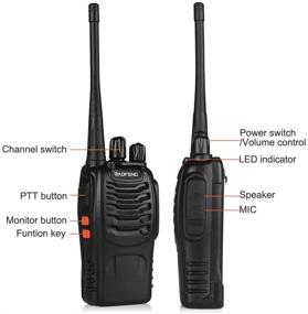 img 2 attached to 📻 BaoFeng BF-888S Two Way Radio - Pack of 4 with LED Flashlight & USB Programming Cable