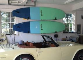 img 2 attached to 🏄 Organize Your Paddleboard with the StoreYourBoard Naked SUP Wall Storage Rack - The Original Minimalist Solution