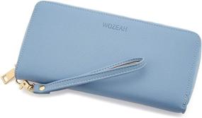 img 3 attached to WOZEAH Womens Blocking Leather Color 12 Women's Handbags & Wallets and Wallets