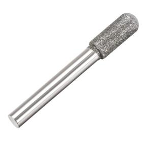 img 2 attached to 💎 High-Quality Diamond Burrs Bits for Glass, Stone, and Ceramic | 120 Grit | 1/4" Shank | 8mm Cylinder Ball Nose | Pack of 5