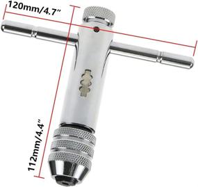 img 3 attached to 🔧 Enhanced Rannb Adjustable Ratchet: Optimal Threading Capacity for All Applications