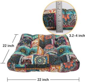 img 2 attached to Bohemian Seating Thicken Patchwork Meditation