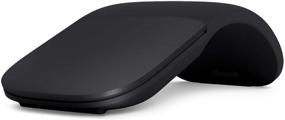 microsoft arc mouse (elg-00001) black: sleek and powerful ergonomic solution logo