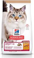 🐱сухой корм hill's science diet для взрослых кошек: без кукурузы, пшеницы и сои - рецепт с курицей и коричневым рисом, благотворно влияющий на здоровье кошек. логотип