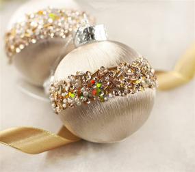 img 1 attached to Set of 12 Shatterproof Christmas Balls Ornaments - Large Hanging 🎄 Decorative Xmas Balls for Holiday Wedding Party, Xmas Tree Decoration - Champagne