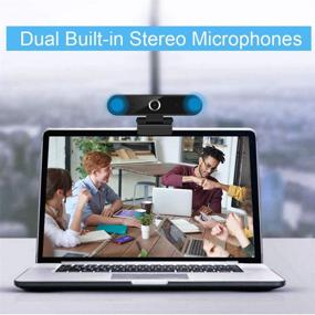 img 1 attached to 📹 Full HD Webcam with Built-in Mic for PC/Mac, High-Def Camera for Streaming/Video Calling/Recording/Conferencing/Gaming Skype/YouTube/Zoom/Facetime