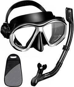 img 4 attached to Snorkeling Panoramic Tempered Adjustable Breathing