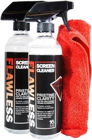 img 4 attached to 🖼️ Premium Flawless Screen Cleaner Spray & Microfiber Cloth Combo for Crisp LCD, LED Displays (16oz, 2 Pack)