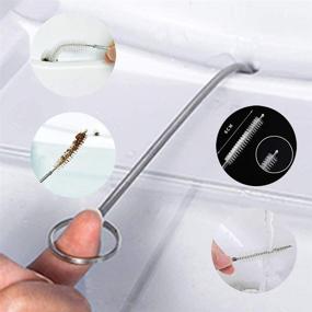 img 1 attached to Efficient 6 Pcs Refrigerator Drain Hole Clog 🧊 Remover Tool: Reusable Fridge Dredging Kit for Clean Drain Outlet