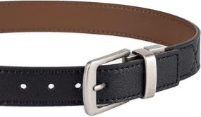 img 1 attached to 👖 Levis Reversible Beveled Medium Inch Boys Belts: Versatile and Stylish Accessories