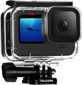 img 4 attached to TELESIN Waterproof Accessories Underwater Accessory Camera & Photo