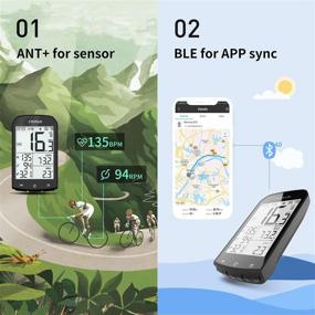 img 3 attached to CYCPLUS Bike Computer Set: Speed Sensor, Mount, and Wireless Odometer - Waterproof ANT+ Bluetooth MTB Tracker