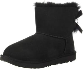 img 4 attached to 👞 UGG Бейли на резинке Черные туфли для маленьких мальчиков