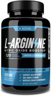 top-quality l arginine supplement - 1920 mg, 120 vcaps: aakg nitric oxide booster, l-citrulline hcl, beta alanine, essential amino acids for energy, muscle growth, heart health, vascularity & stamina logo