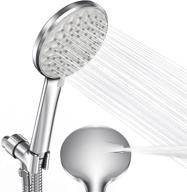🚿 high pressure detachable shower head with handheld - 6 modes, extra long hose and 360° adjustment logo