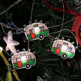 img 2 attached to 🚐 Revelbunny RV String Lights: 10ft Camper Van/Cartoon RV with Timer and Remote Control - Battery/USB Operated Decorative Fairy Lights for Kids, Bedroom, Picnic, Holiday, Party