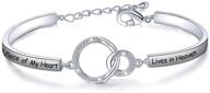 👼 heaven's embrace memorial jewelry sympathy gift a token of love bracelet loss jewelry gift logo