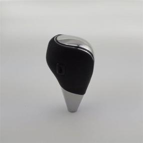 img 1 attached to 🔵 TESWNE LED Touch Activated RGB Shift Knob – Black Leather for Toyota/Scion, Honda, Acura, Nissan, Mazda, and Lexus