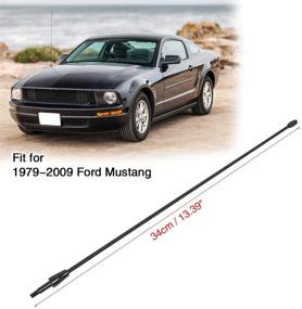 img 3 attached to AUTOHAUX Antenna 1979 2009 Mustang Stainless