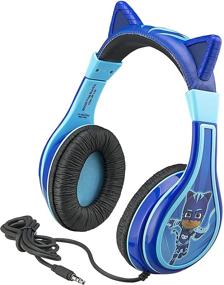 img 4 attached to 🎧 PJ Masks Catboy Kids Headphones - Adjustable Headband, Stereo Sound, 3.5mm Jack, Wired Tangle-Free Headphones for Kids with Volume Control - Over Ear Children's Headphones for School, Home, and Travel