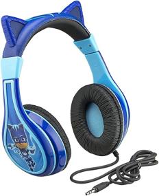 img 3 attached to 🎧 PJ Masks Catboy Kids Headphones - Adjustable Headband, Stereo Sound, 3.5mm Jack, Wired Tangle-Free Headphones for Kids with Volume Control - Over Ear Children's Headphones for School, Home, and Travel