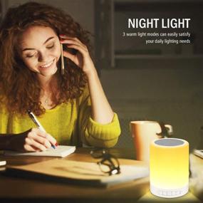 img 2 attached to Night Light Bluetooth Speaker Wireless