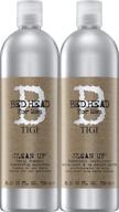 💇 tigi b for men clean up tween duo pack 2x750ml: ultimate hair care solution for men logo