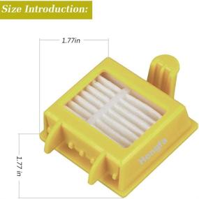 img 3 attached to Hongfa Запасные детали для пылесоса Roomba серии 700, набор фильтров и щеток для Roomba 760 770 780 790 700, 22 шт., Наборы для пополнения серии Roomba 700