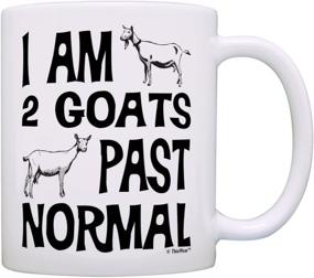 img 4 attached to Pygmy Goat Farm Coffee Mug Tea Cup - Unique Goat Farmer Gift - I Am 2 Goats Beyond Ordinary