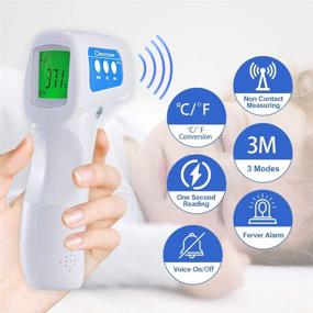 img 3 attached to 🌡️ JXB-178 Non-Contact Infrared Forehead Thermometer - Medical Grade Baby Fever Check Thermometer 3-in-1 Contactless for Kids, Infants, and Adults (Batteries Not Included)