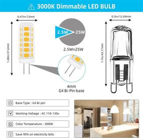 img 3 attached to 💡 Brighten Your Space with TZHILAN Dimmable Brighter Equivalent Replacement