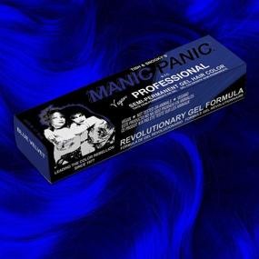 img 2 attached to Революция в вашем образе с профессиональной краской для волос MANIC PANIC в оттенке Blue Velvet 3 унции