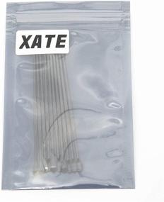 img 1 attached to Pack of 10 XATE Stainless Steel Concentrate Wax Sticks Carving Tools - 3 Inches