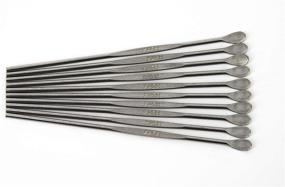 img 4 attached to Pack of 10 XATE Stainless Steel Concentrate Wax Sticks Carving Tools - 3 Inches